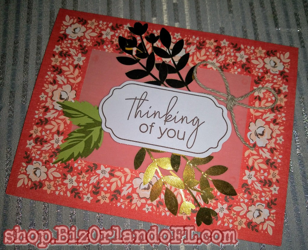 THINKING OF YOU: Handmade Greeting Card by Kathryn McHenry
