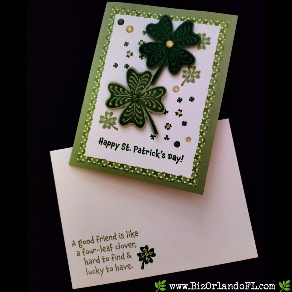 ST. PATRICK'S DAY: Handmade Greeting Card by Kathryn McHenry