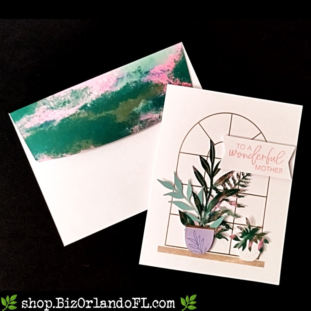 ENCOURAGEMENT: To A Wonderful Mother Handcrafted Greeting Card by Kathryn McHenry