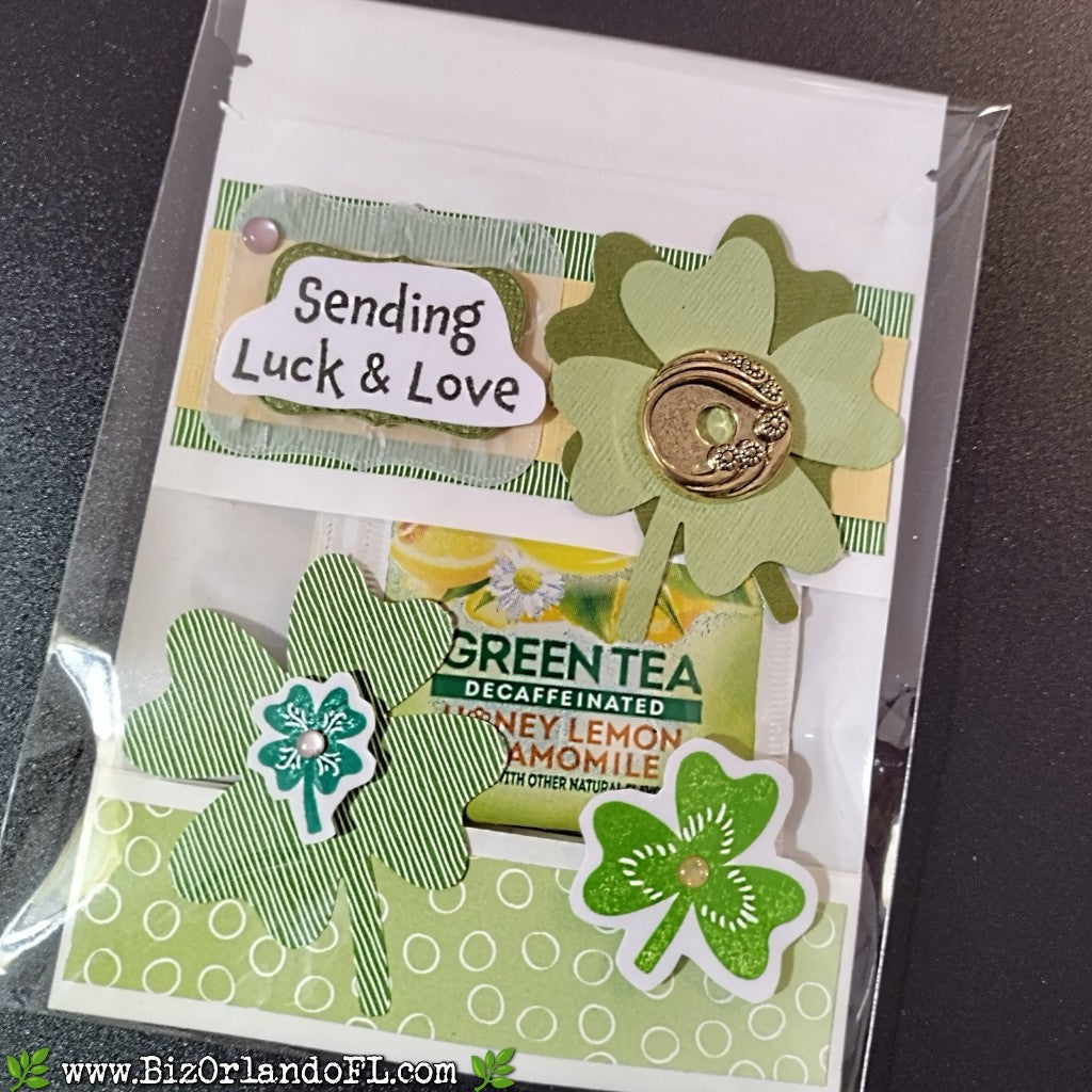 TREAT BAGS: St. Patrick's Day -- Sending Luck & Love Handcrafted Treat Bag by Kathryn McHenry