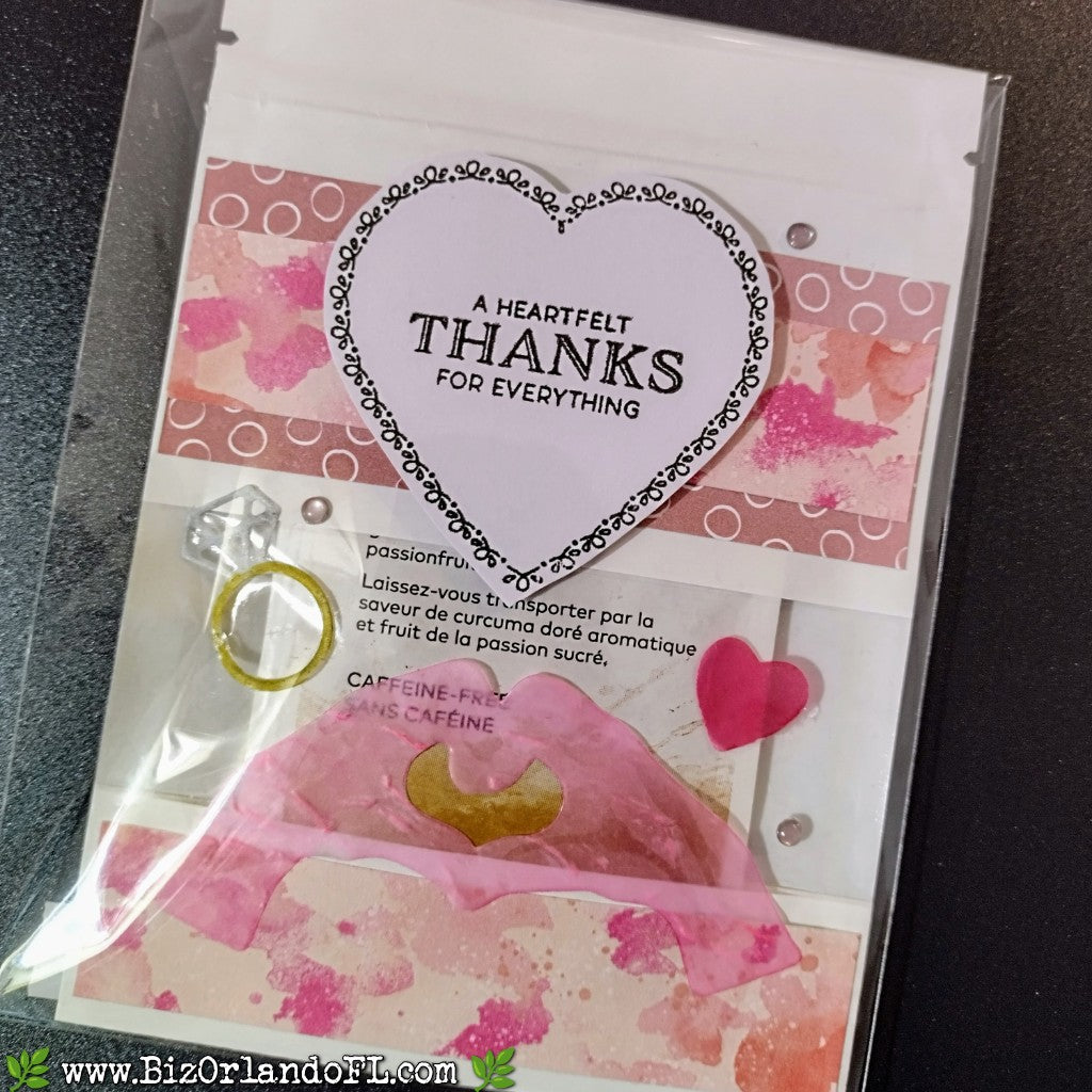 TREAT BAGS: Valentine's Day -- A Heartfelt Thanks For Everything Handcrafted Treat Bag by Kathryn McHenry