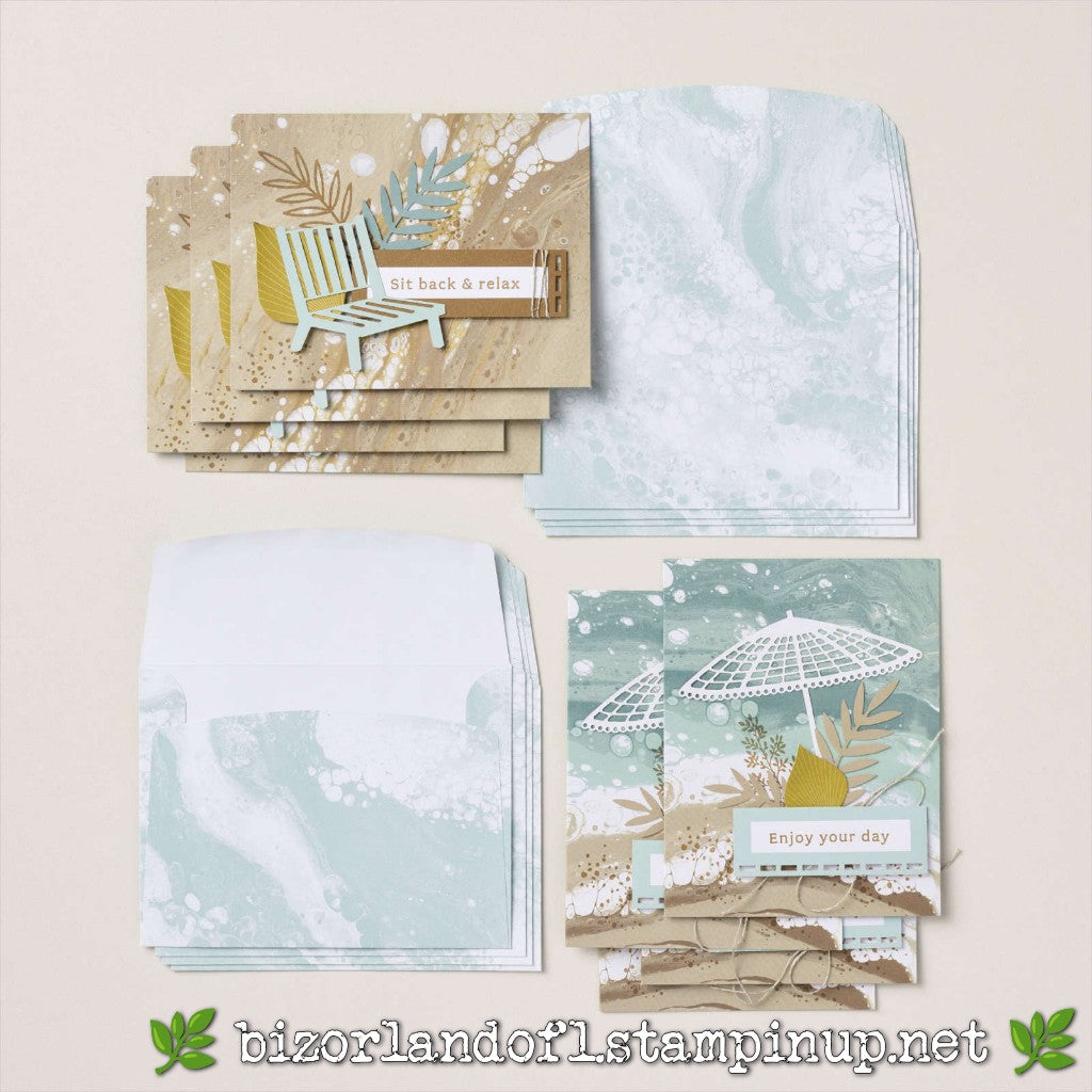 ARTS AND CRAFTS SUPPLIES: Bojo Beach Kit Greeting Card Kit