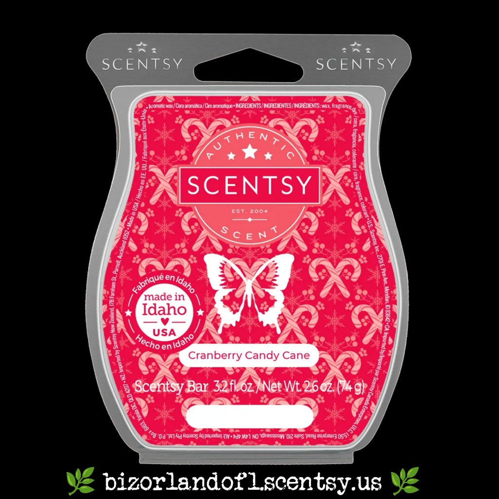 SCENTSY: Cranberry Candy Cane Scentsy Bar