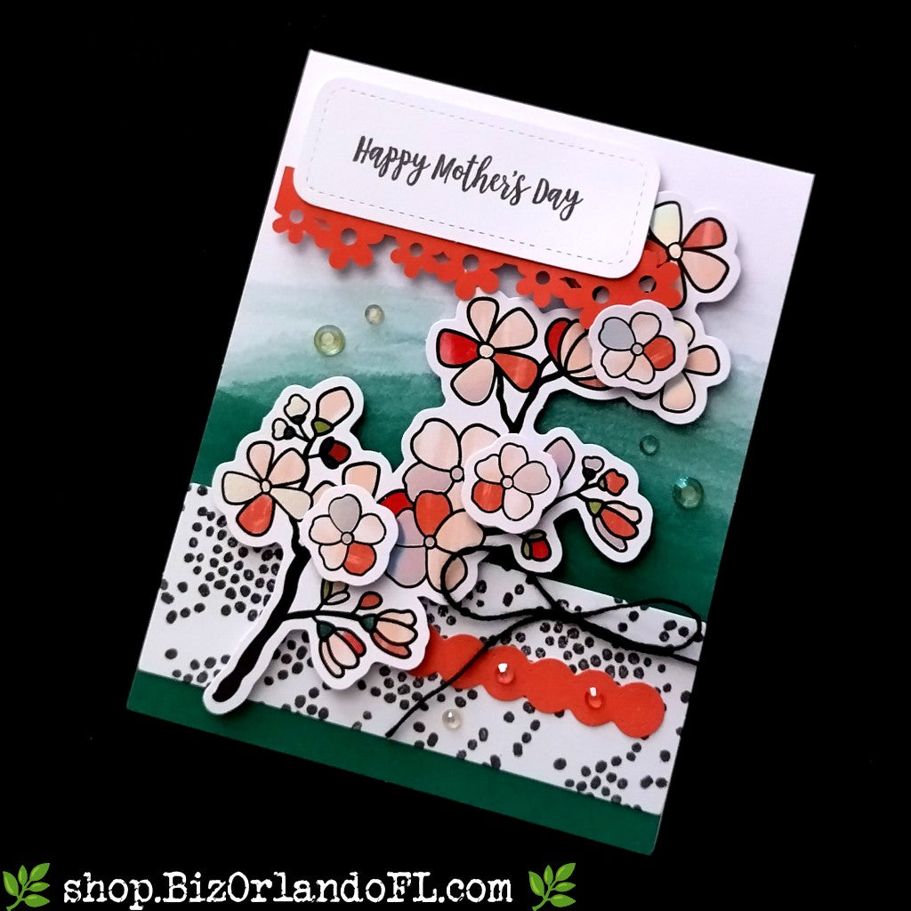 MOTHER'S DAY: Happy Mother's Day Handcrafted Greeting Card by Kathryn McHenry