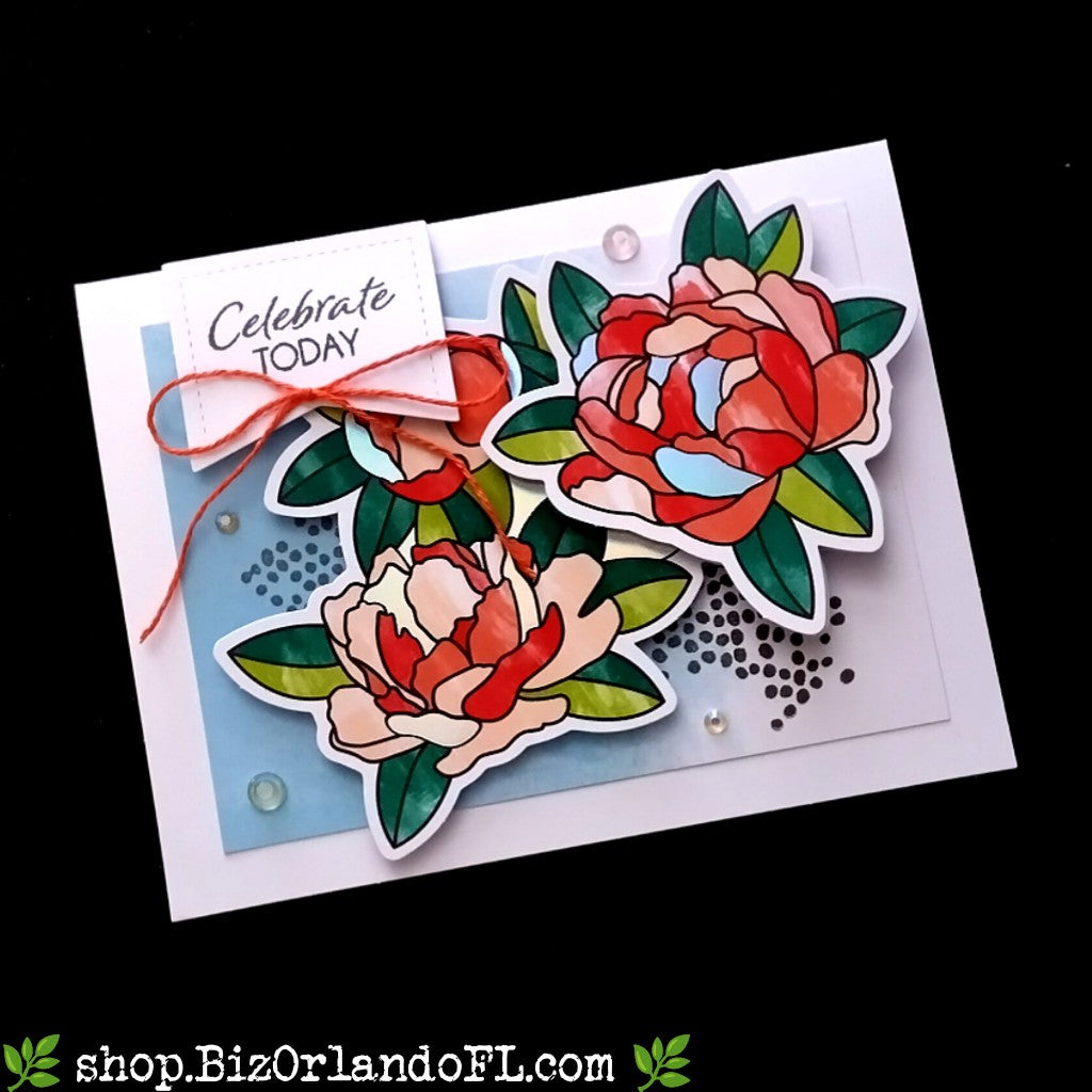 ALL OCCASION: Celebrate Today Handcrafted Greeting Card by Kathryn McHenry