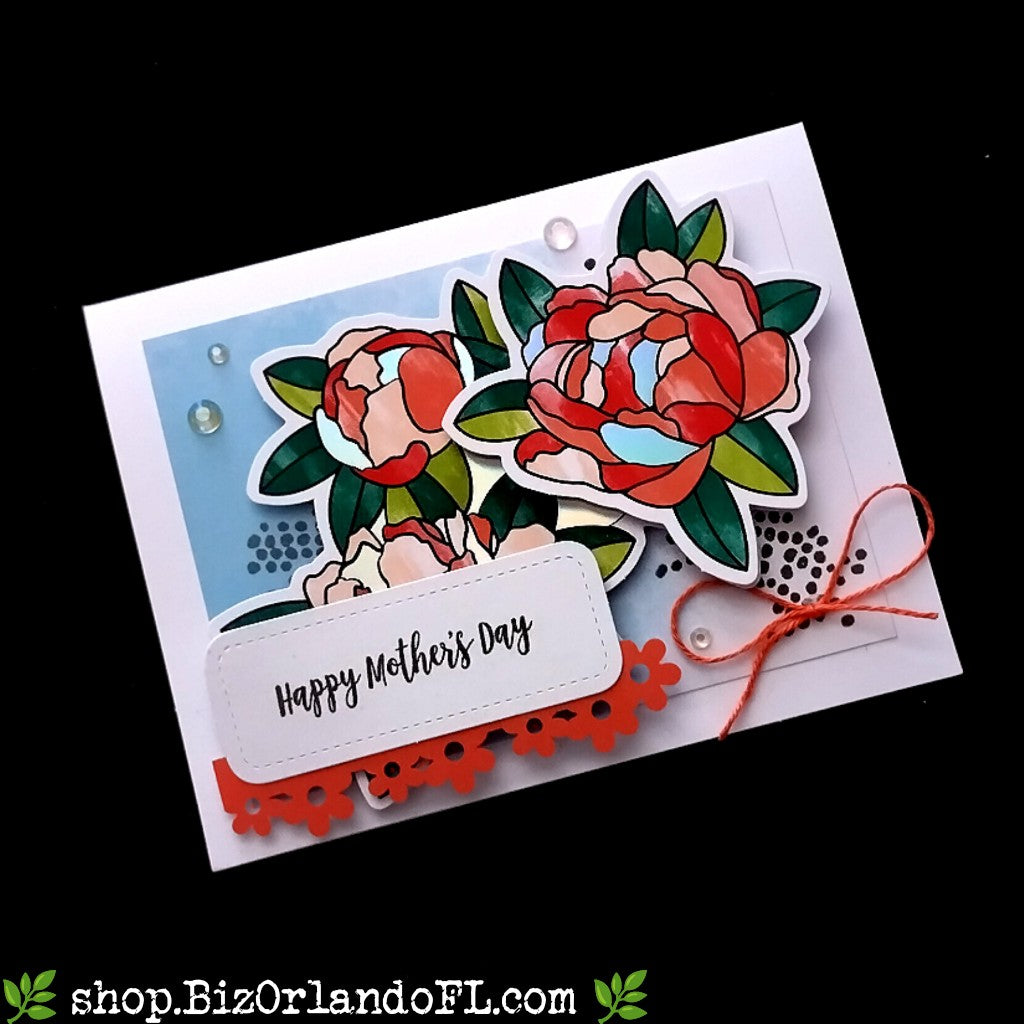 MOTHER'S DAY: Happy Mother's Day Handcrafted Greeting Card by Kathryn McHenry
