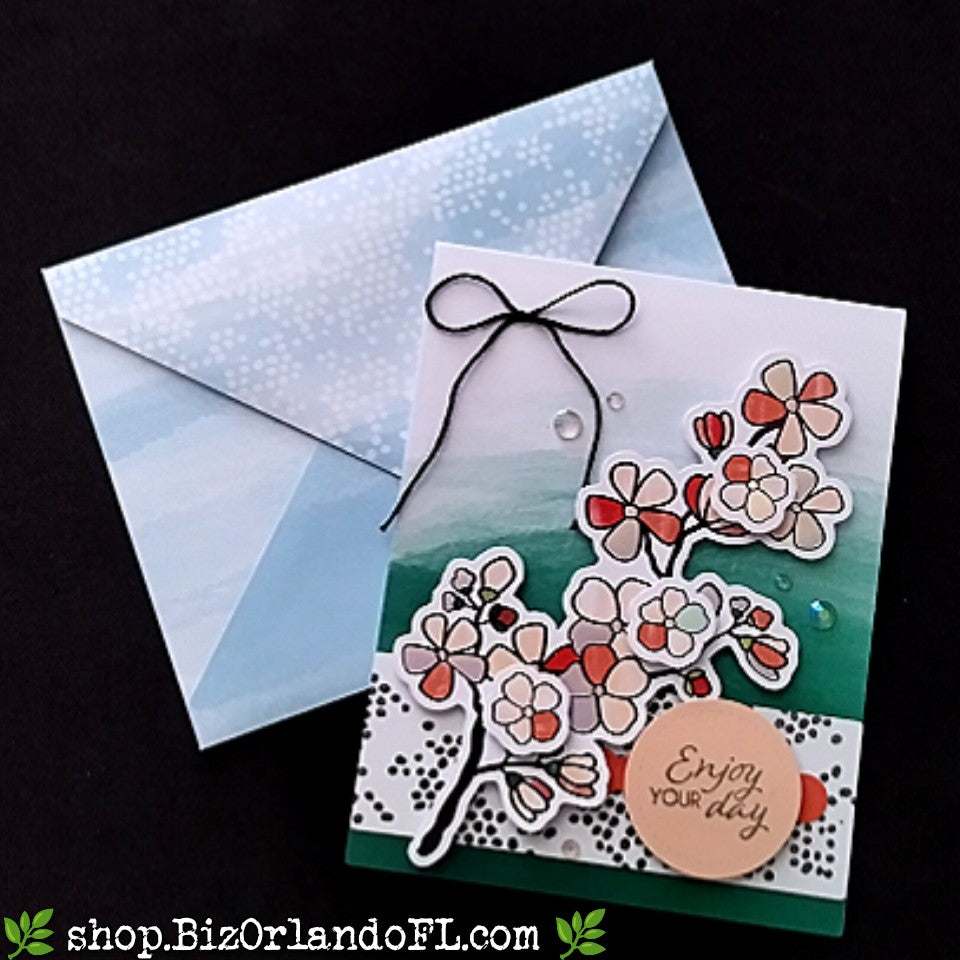 ALL OCCASION: Enjoy Your Day Handcrafted Greeting Card by Kathryn McHenry