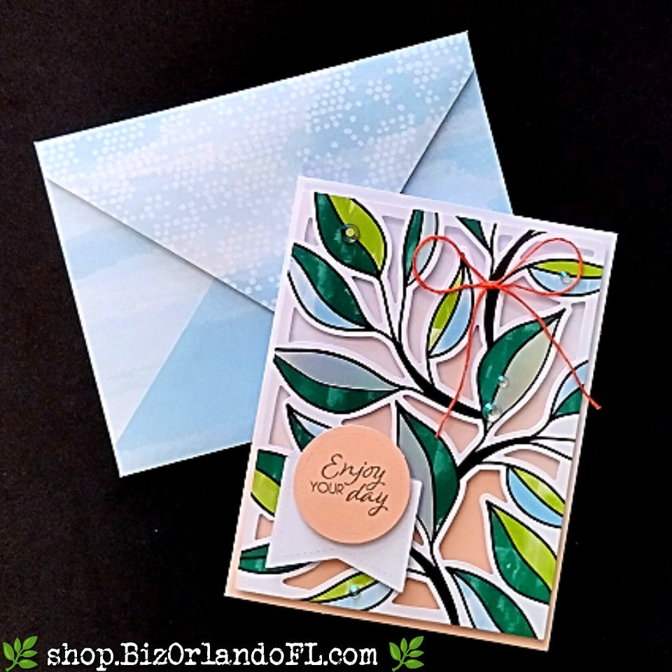 ALL OCCASION: Enjoy Your Day Handcrafted Greeting Card by Kathryn McHenry