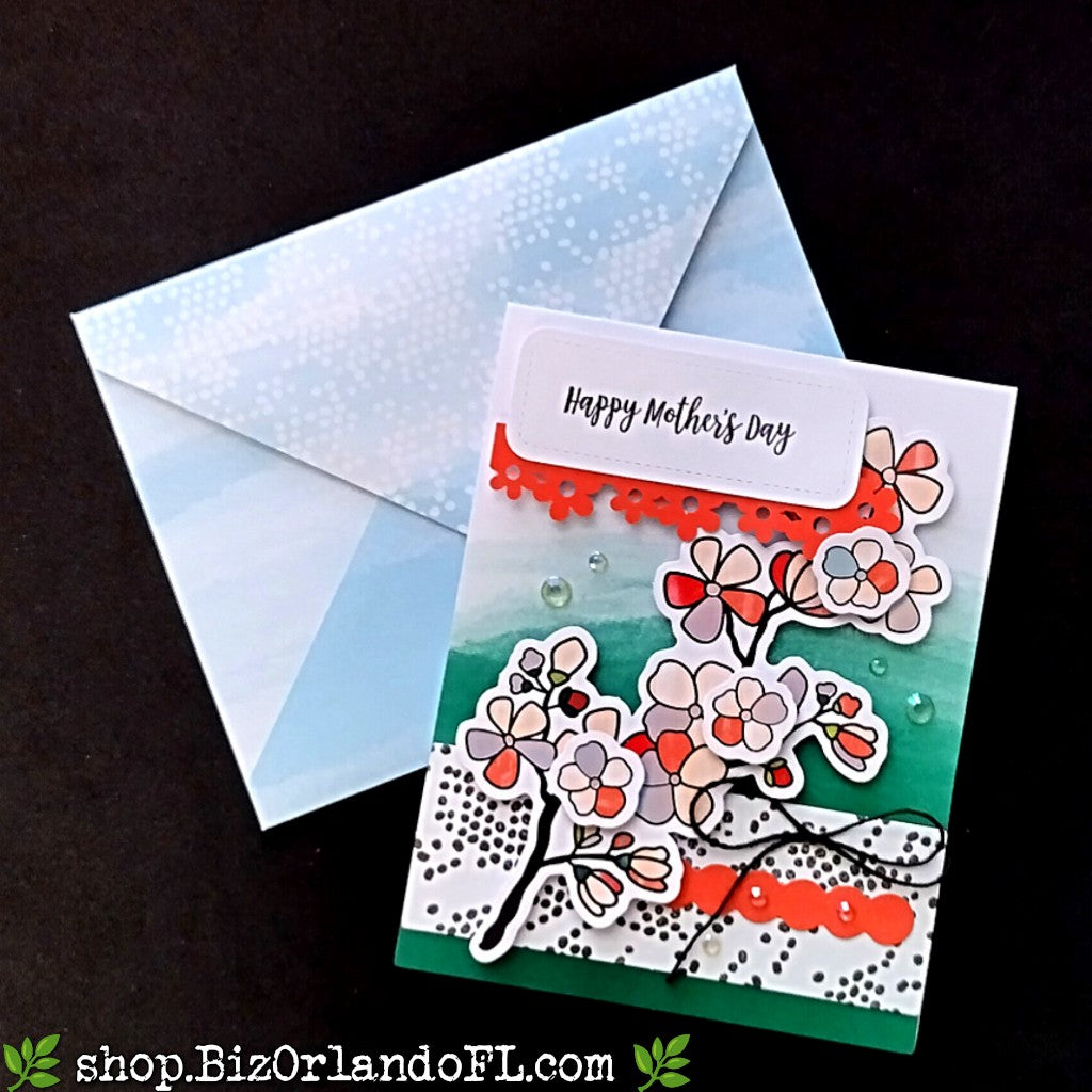 MOTHER'S DAY: Happy Mother's Day Handcrafted Greeting Card by Kathryn McHenry