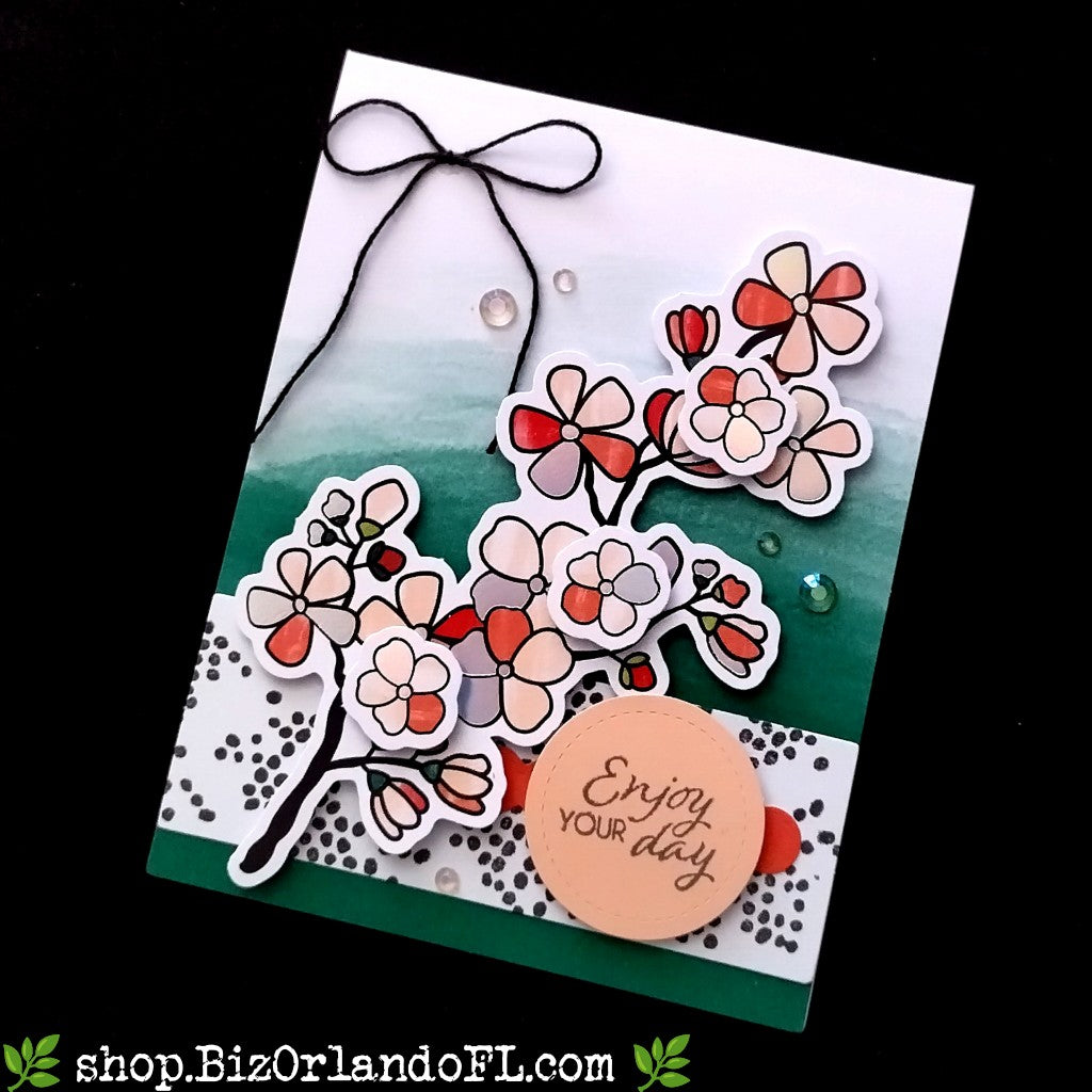 ALL OCCASION: Enjoy Your Day Handcrafted Greeting Card by Kathryn McHenry