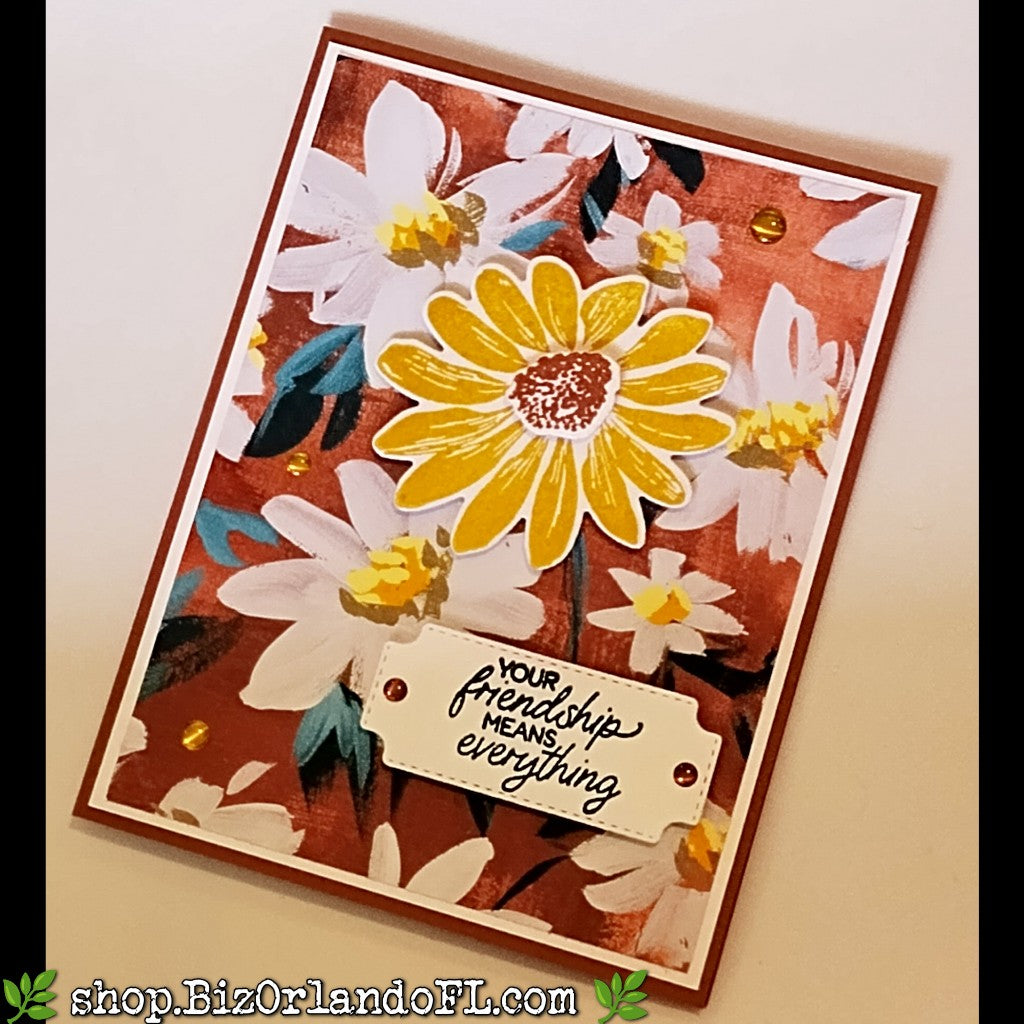 ALL OCCASION: Your Friendship Means Everything Handcrafted Greeting Card by Kathryn McHenry