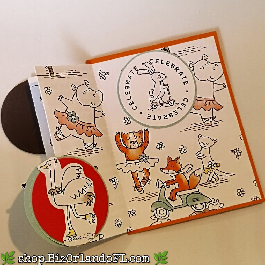 BIRTHDAY: Celebrate Handcrafted Greeting Card by Kathryn McHenry