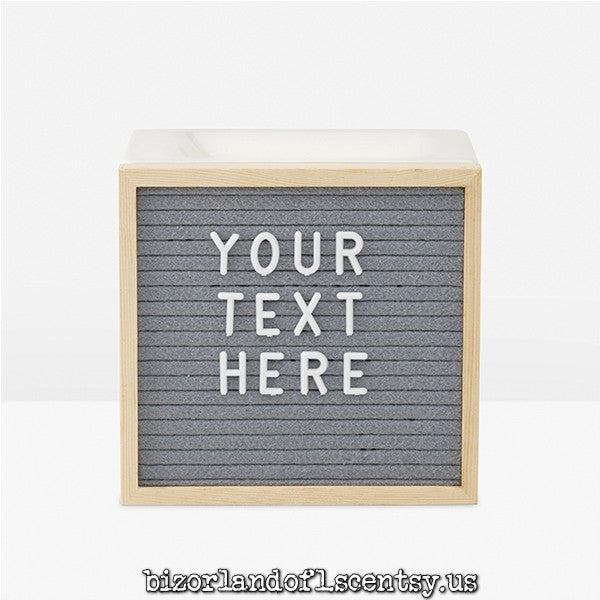 SCENTSY: Letterboard Warmer