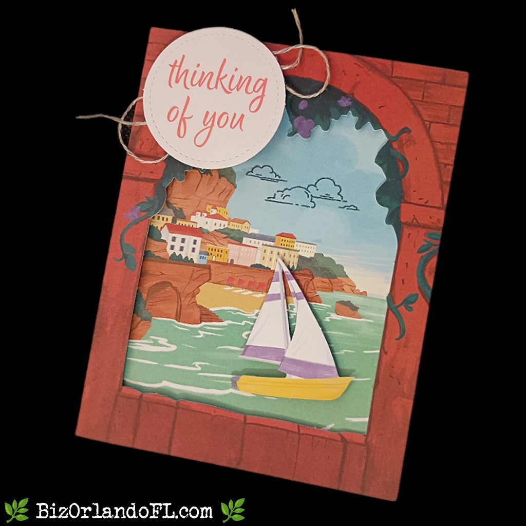 THINKING OF YOU: Thinking Of You Handmade Greeting Card by Kathryn McHenry