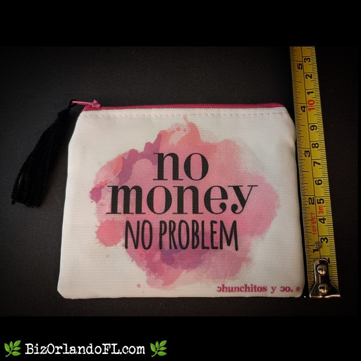 BOUTIQUE: No Money No Problem Watercolor Design Coin Purse Small