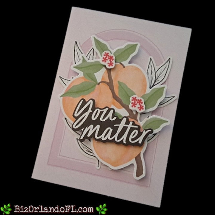 ENCOURAGEMENT: You Matter Handcrafted Greeting Card by Kathryn McHenry