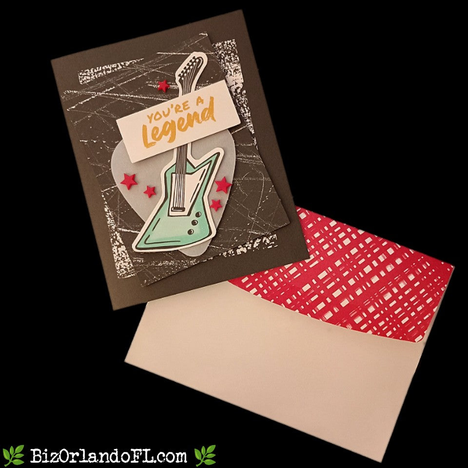 ALL OCCASION: You're A Legend Handcrafted Greeting Card by Kathryn McHenry