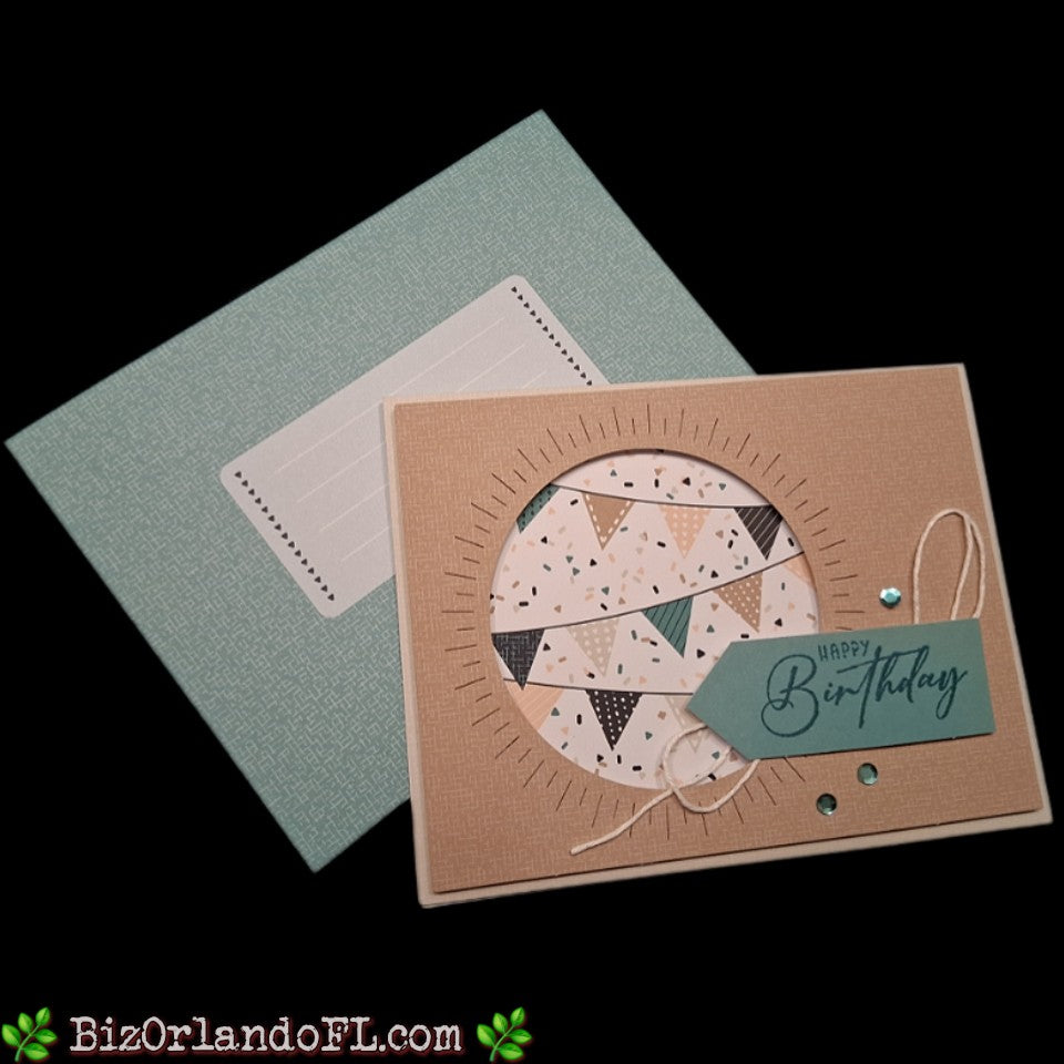 BIRTHDAY: Happy Birthday Handcrafted Greeting Card by Kathryn McHenry