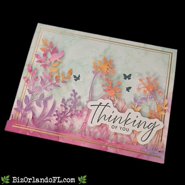 THINKING OF YOU: Thinking Of You Handmade Greeting Card by Kathryn McHenry