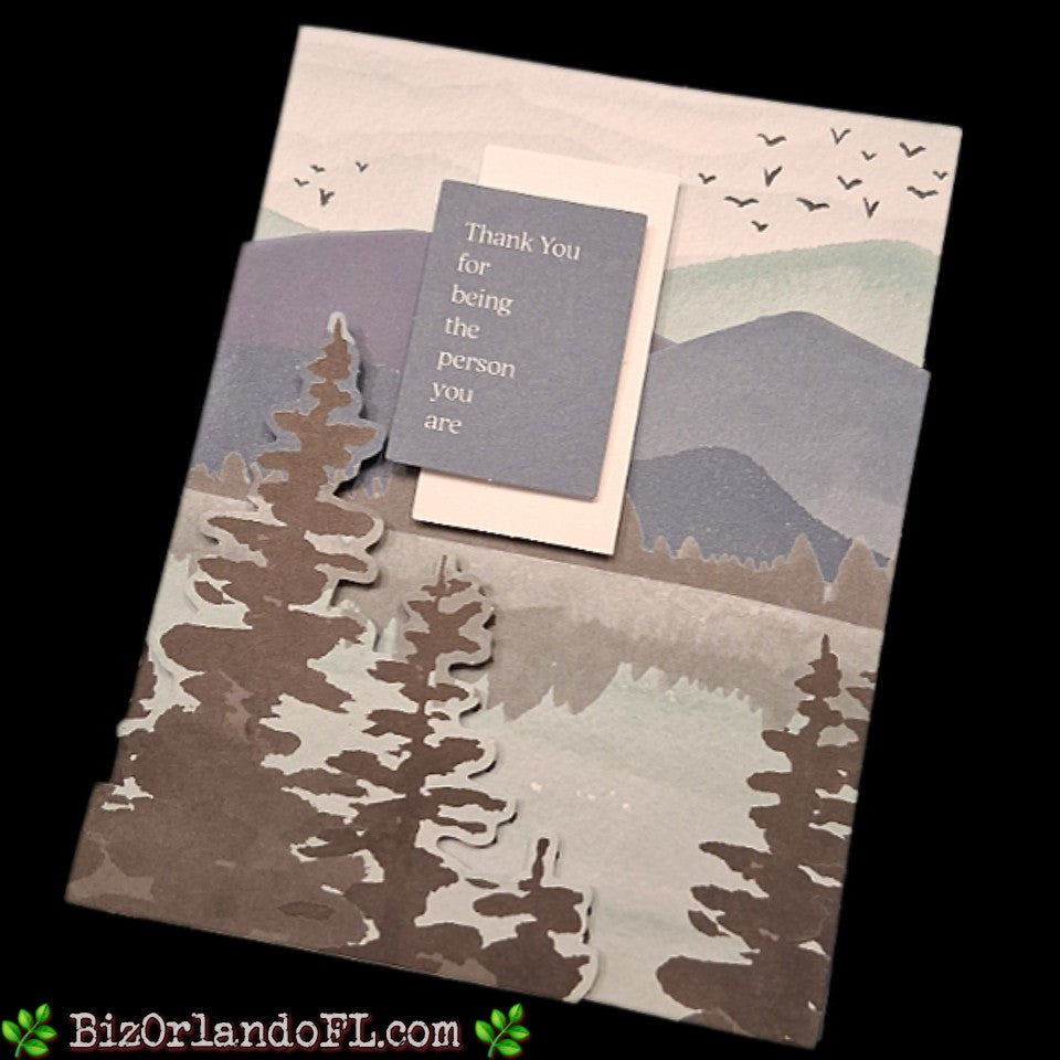 THANK YOU: Thank You For Being The Person That You Are Handcrafted Greeting Card by Kathryn McHenry