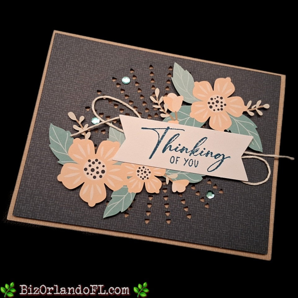 THINKING OF YOU: Thinking Of You Handmade Greeting Card by Kathryn McHenry