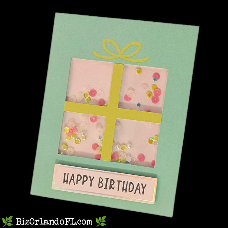 BIRTHDAY: Happy Birthday Handcrafted Greeting Card by Kathryn McHenry
