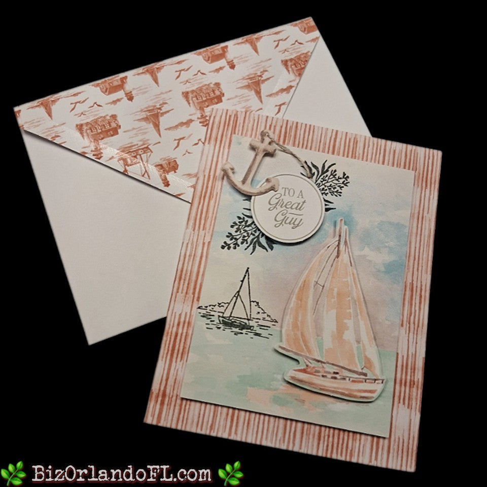 MAN CARDS: You're A Great Guy Handmade Greeting Card by Kathryn McHenry