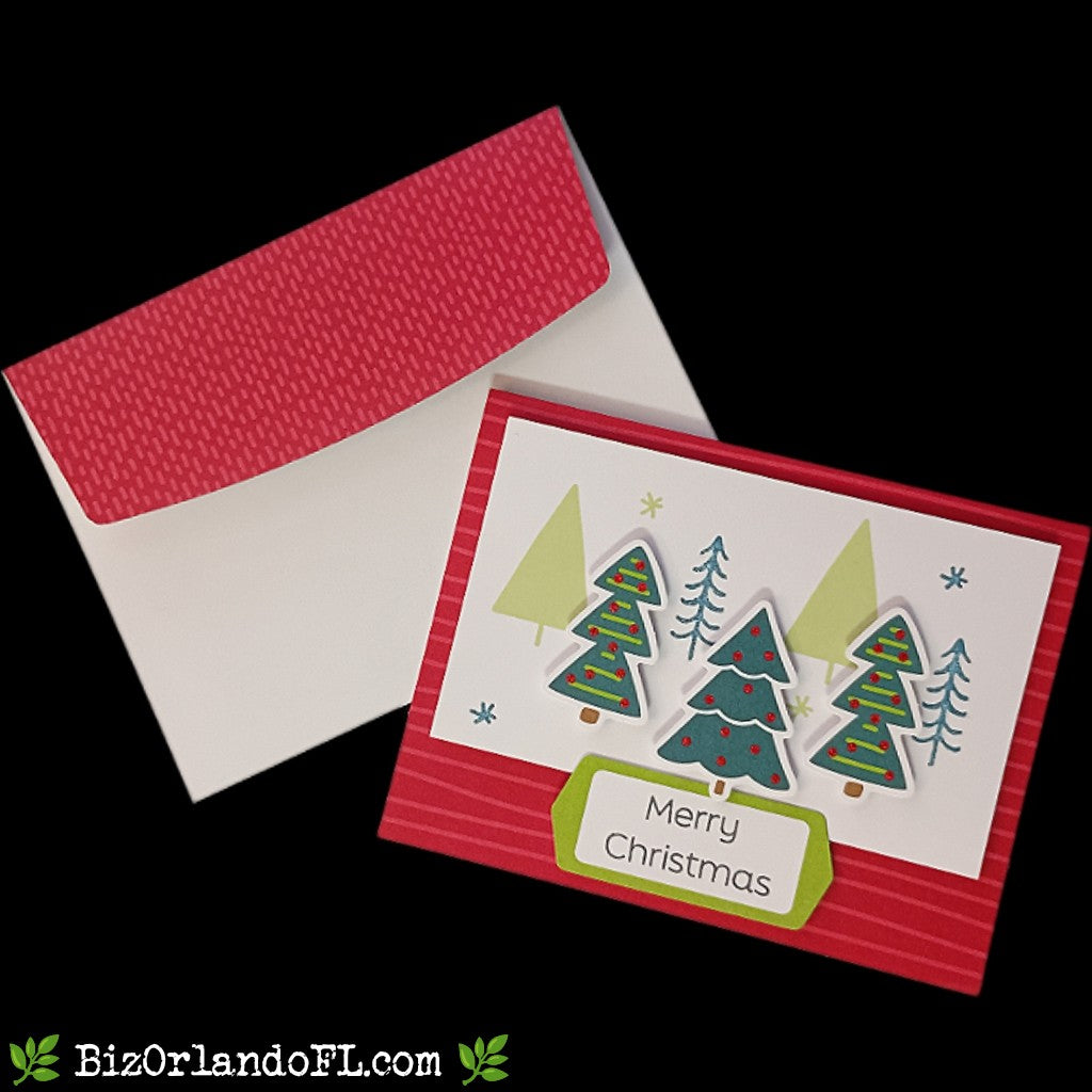 HOLIDAY: Merry Christmas Handmade Greeting Card by Kathryn McHenry