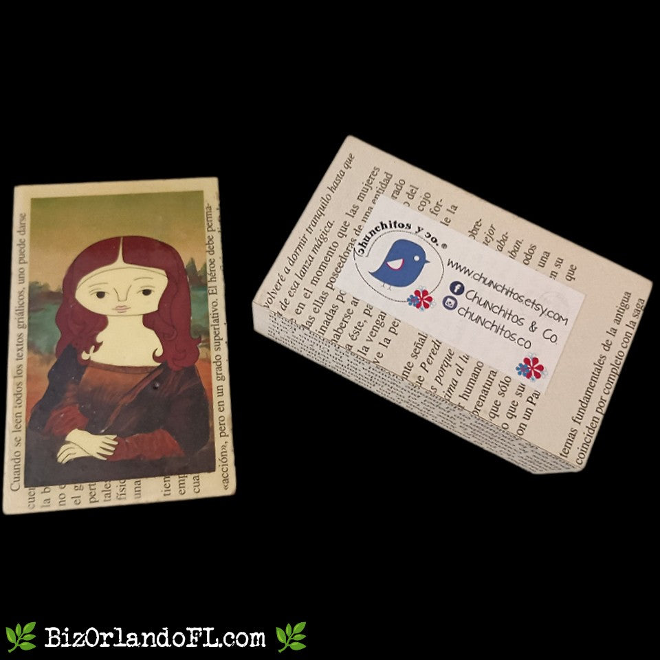 BOUTIQUE: Mona Lisa Style Handcrafted Lacquered Jewelry Box Small