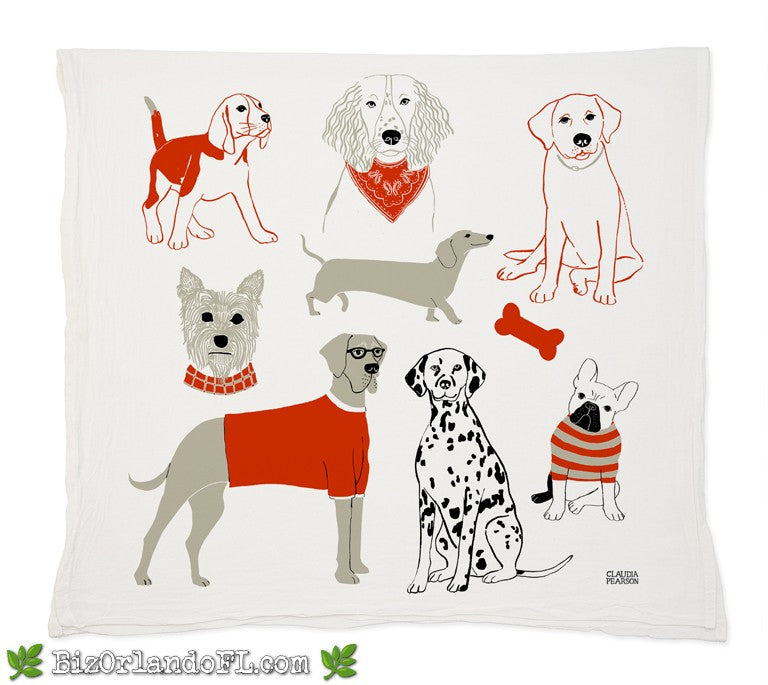BOUTIQUE: Dog Tea Towel