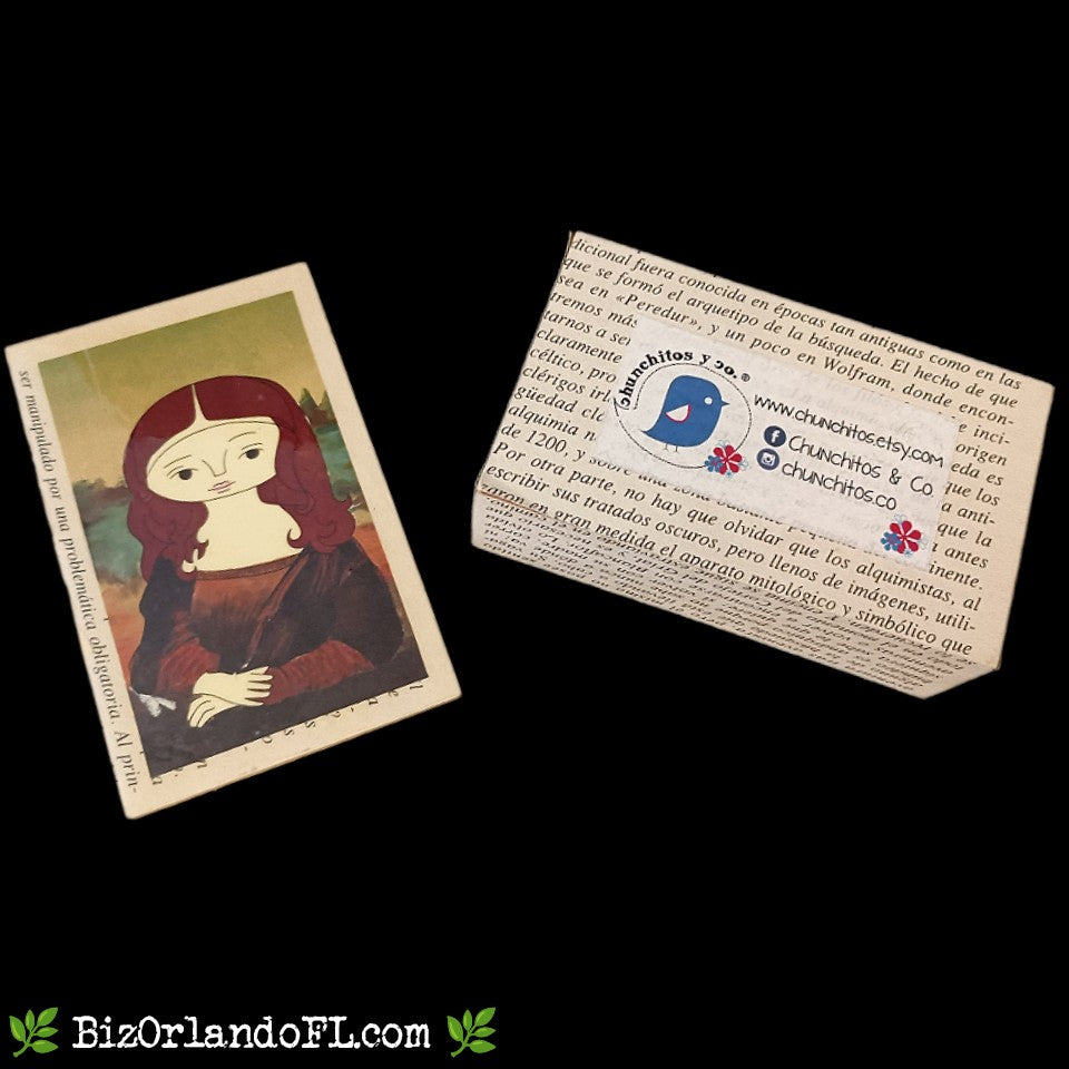BOUTIQUE: Mona Lisa Style Handcrafted Lacquered Jewelry Box Small