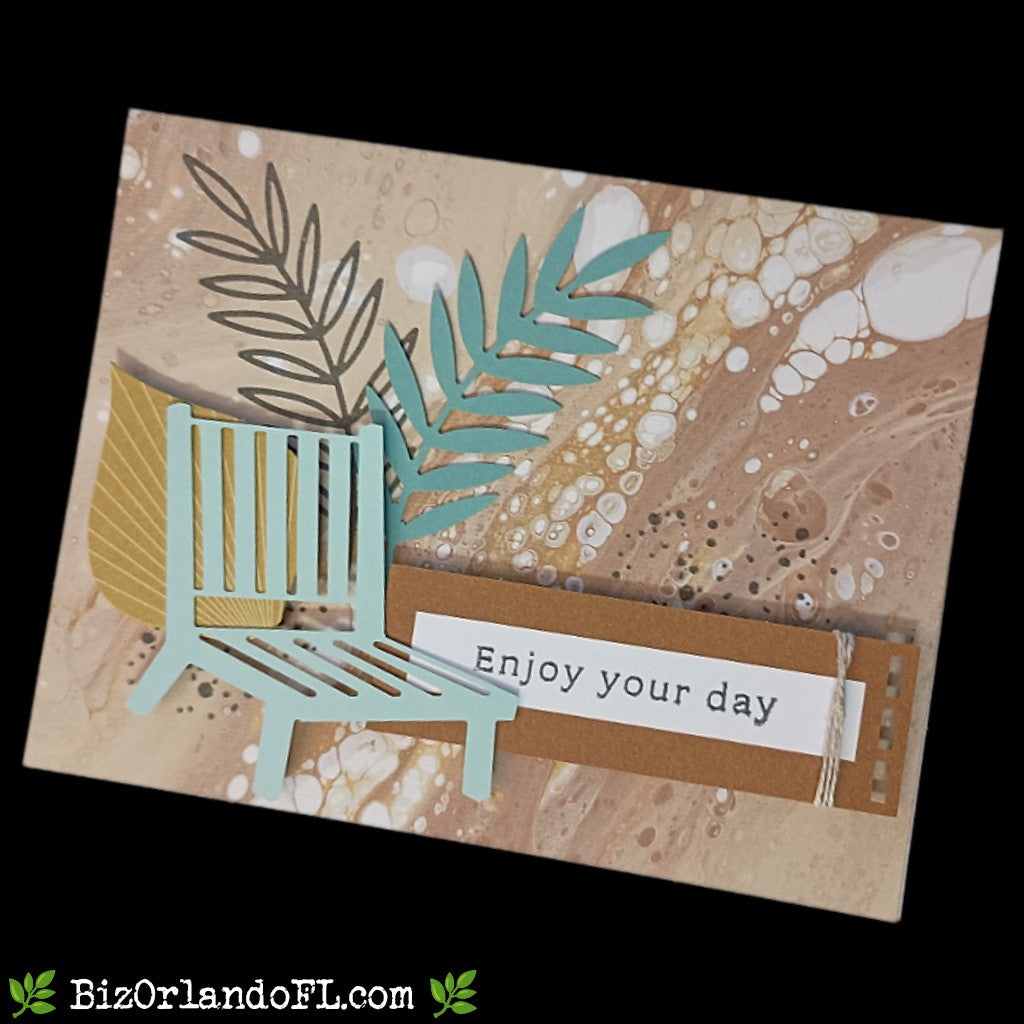 ALL OCCASION: Enjoy Your Day Handcrafted Greeting Card by Kathryn McHenry