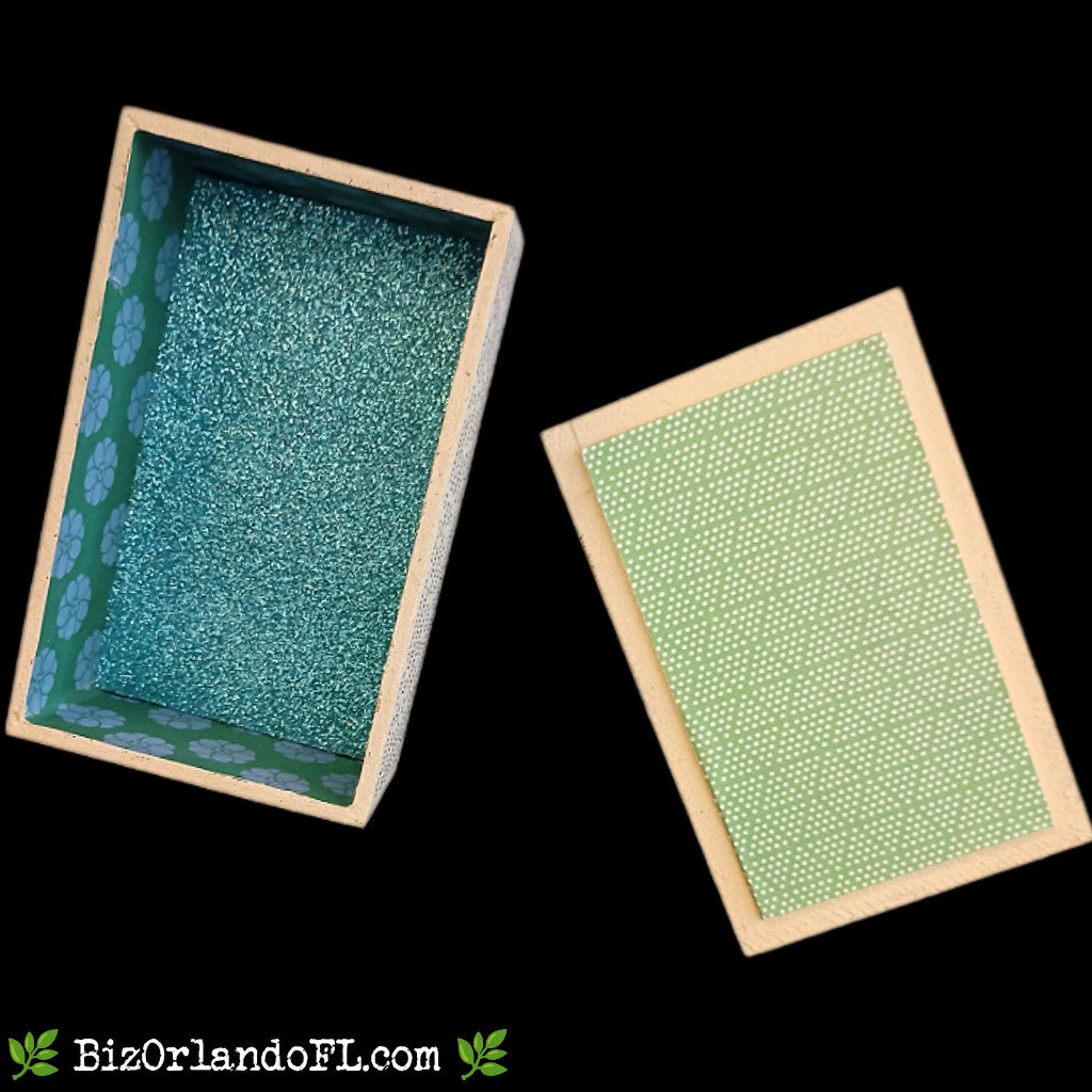 BOUTIQUE: Mona Lisa Style Handcrafted Lacquered Jewelry Box Small
