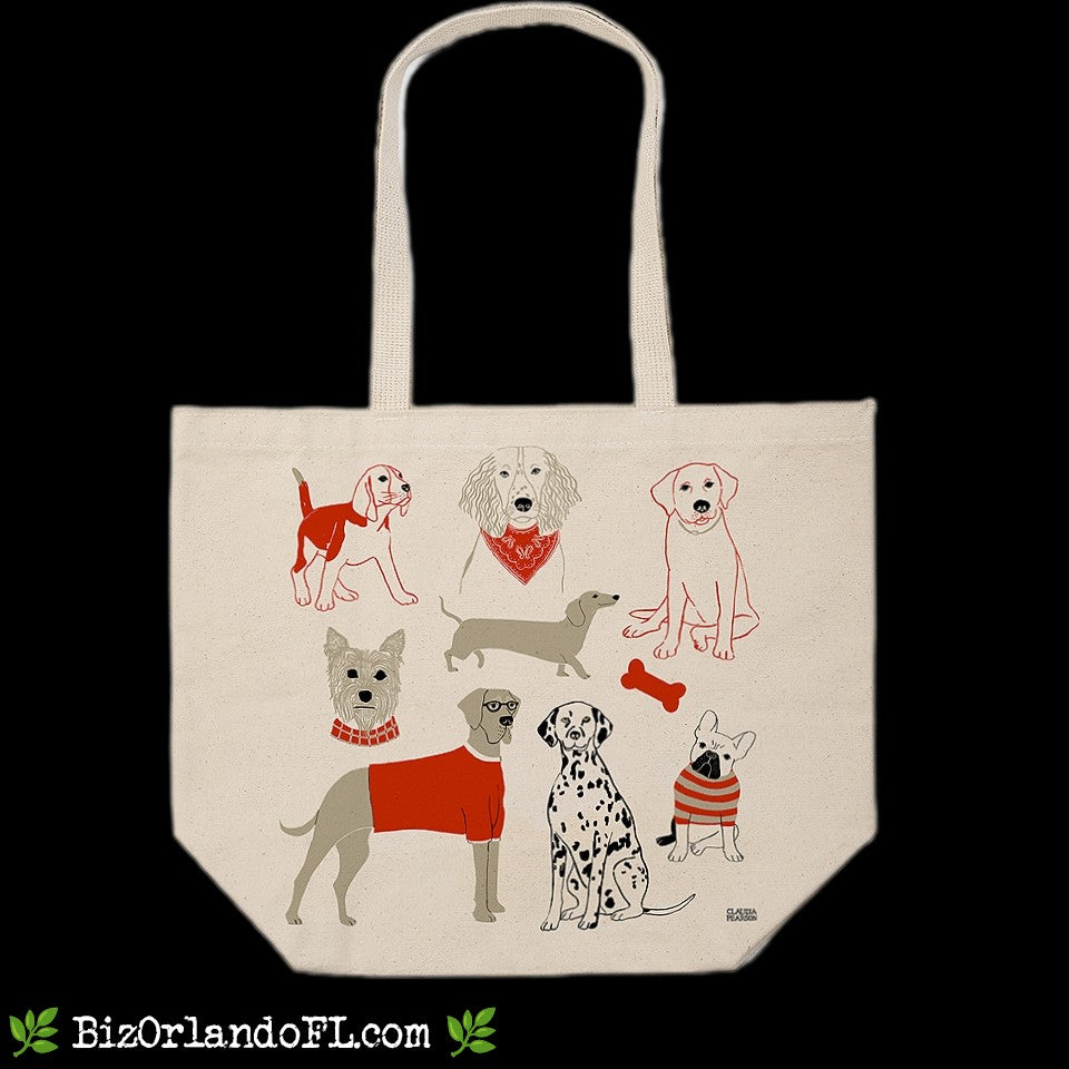 BOUTIQUE: Dog Market Tote Bag
