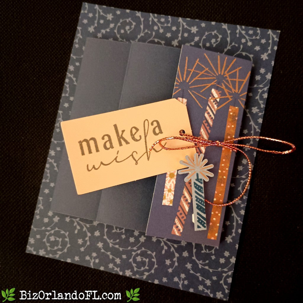 BIRTHDAY: Make A Wish Handcrafted Greeting Card by Kathryn McHenry