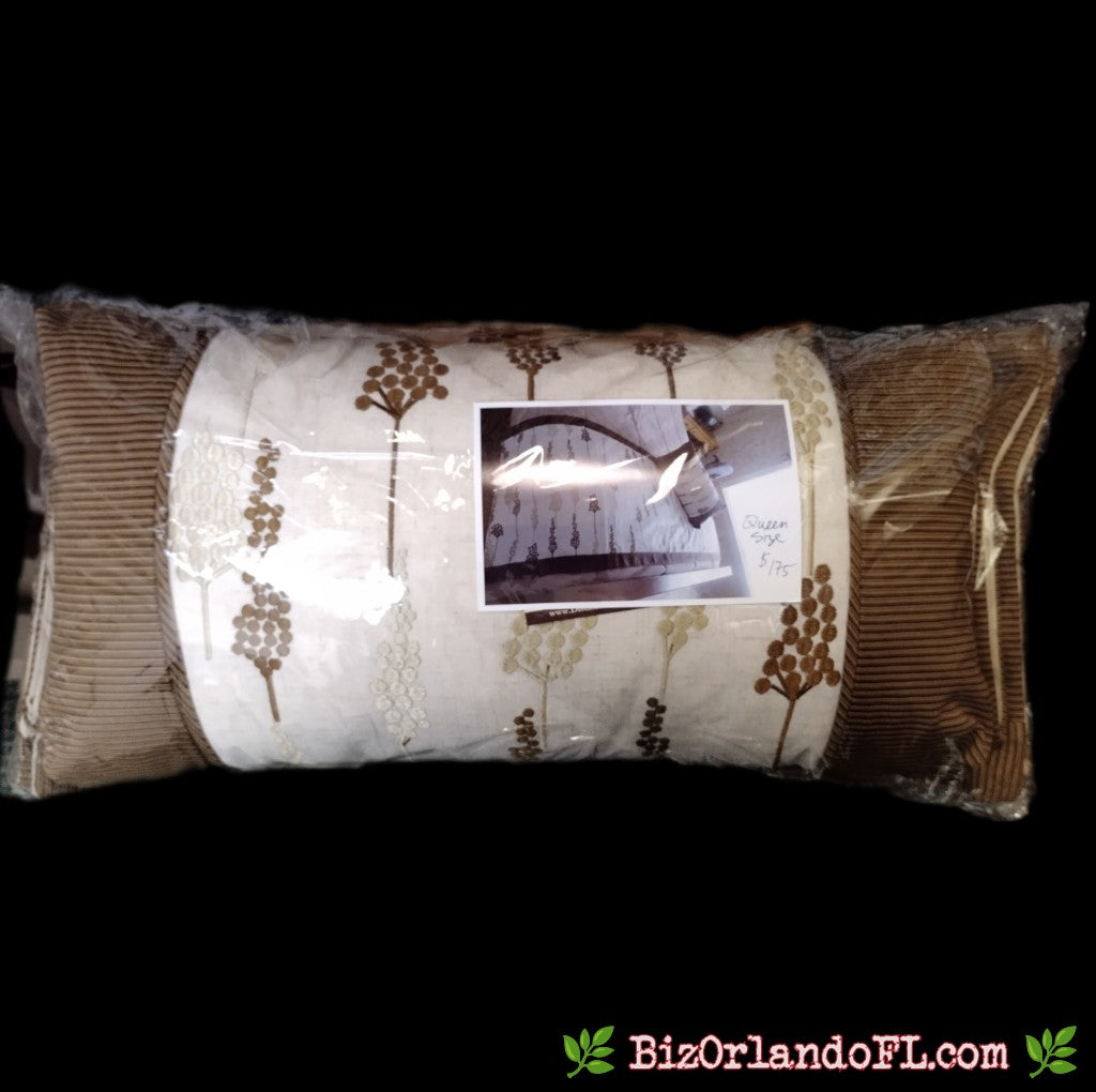 HOME DECOR: Queen-Size Scardino & Matching Decorative Pillow