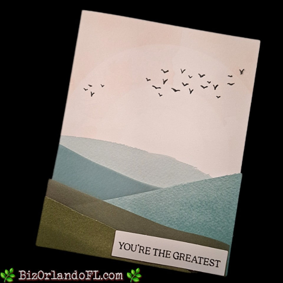 ENCOURAGEMENT: You're The Greatest Handcrafted Greeting Card by Kathryn McHenry