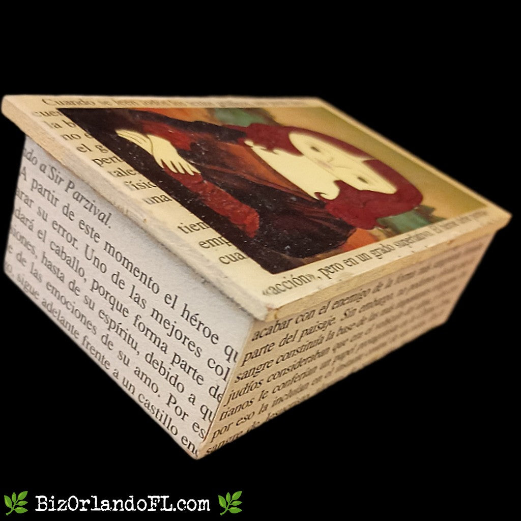 BOUTIQUE: Mona Lisa Style Handcrafted Lacquered Jewelry Box Small