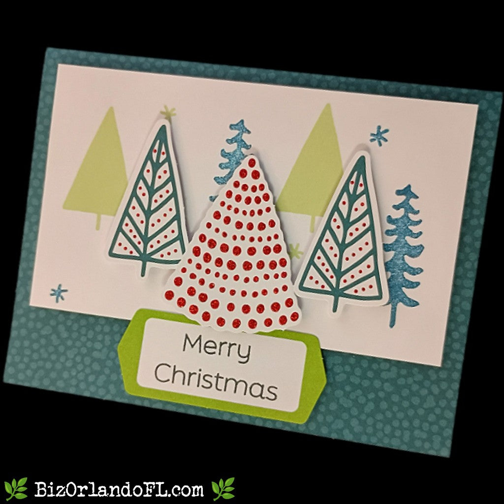 HOLIDAY: Merry Christmas Handmade Greeting Card by Kathryn McHenry