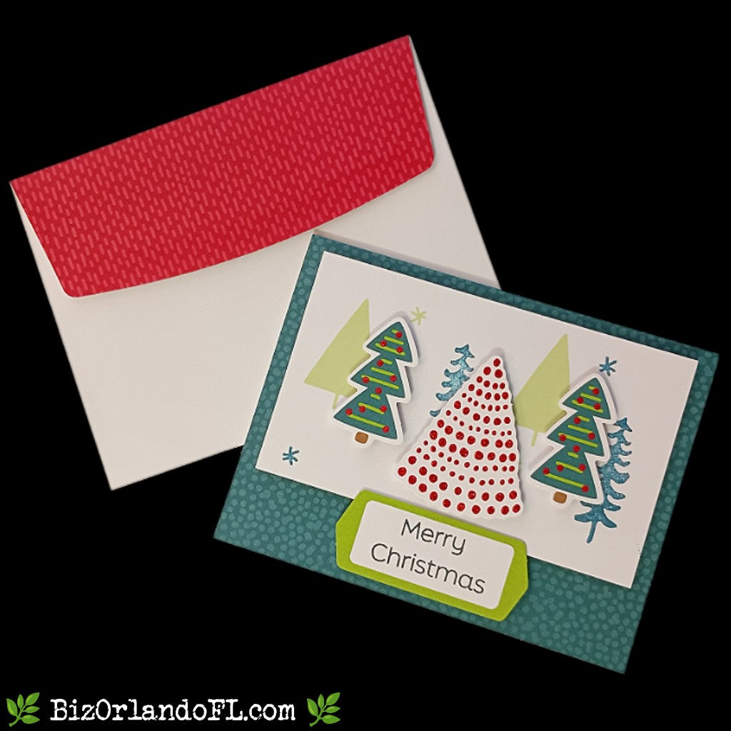 HOLIDAY: Merry Christmas Handmade Greeting Card by Kathryn McHenry