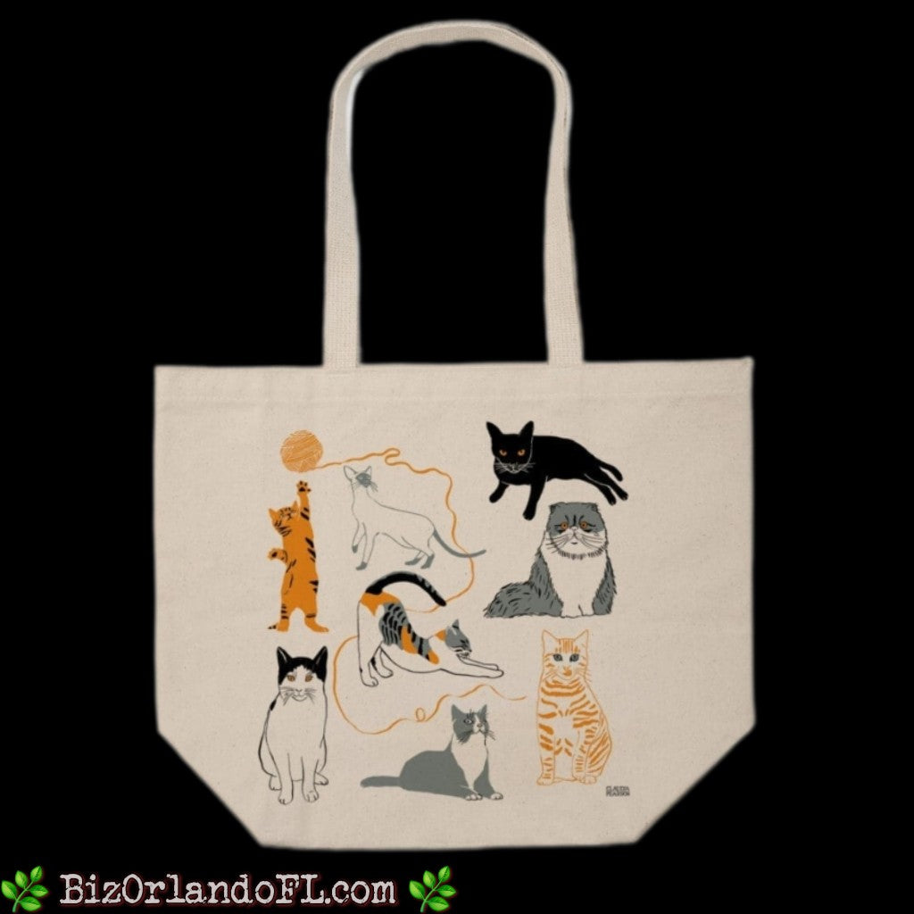 BOUTIQUE: Cat Market Tote Bag