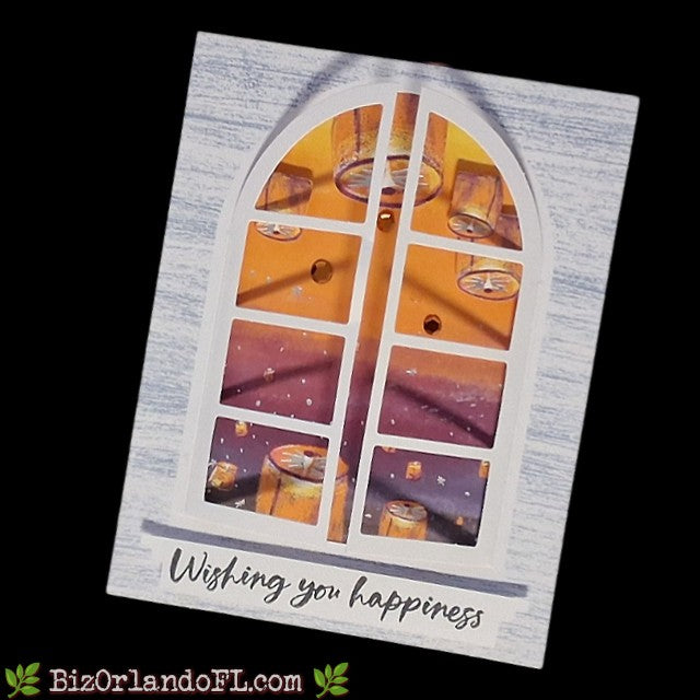 ALL OCCASION: Wishing You Happiness Handcrafted Greeting Card by Kathryn McHenry
