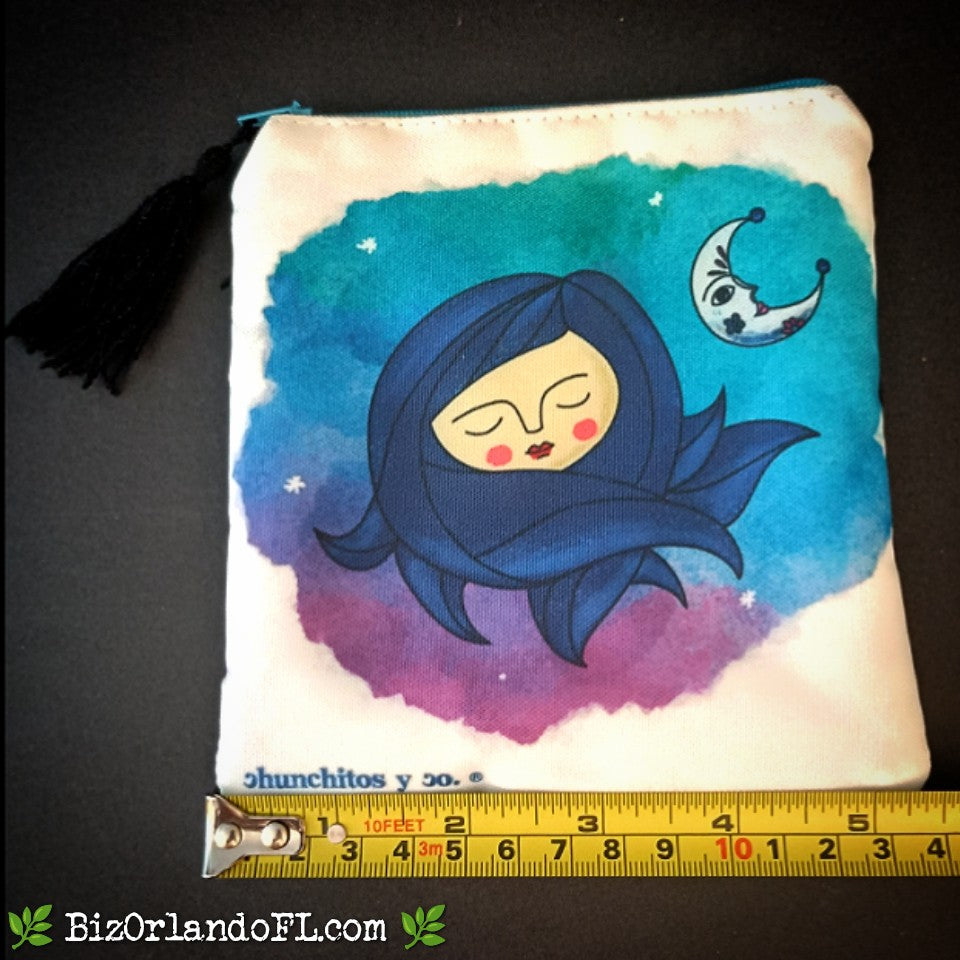 BOUTIQUE: Watercolor Design Makeup Cosmetic Bag Coin Purse Medium