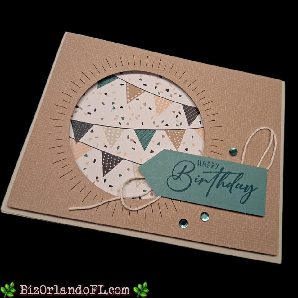 BIRTHDAY: Happy Birthday Handcrafted Greeting Card by Kathryn McHenry