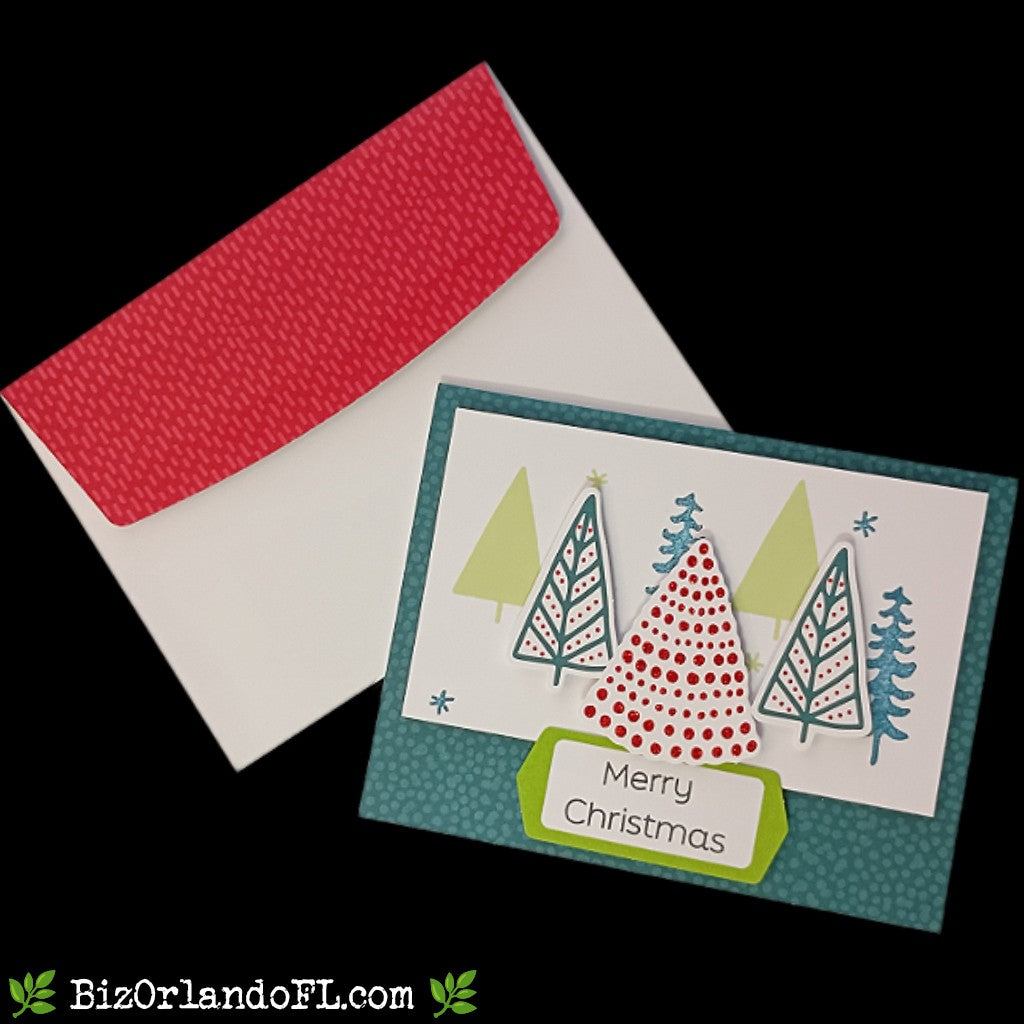 HOLIDAY: Merry Christmas Handmade Greeting Card by Kathryn McHenry
