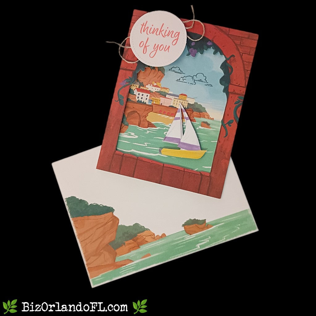 THINKING OF YOU: Thinking Of You Handmade Greeting Card by Kathryn McHenry