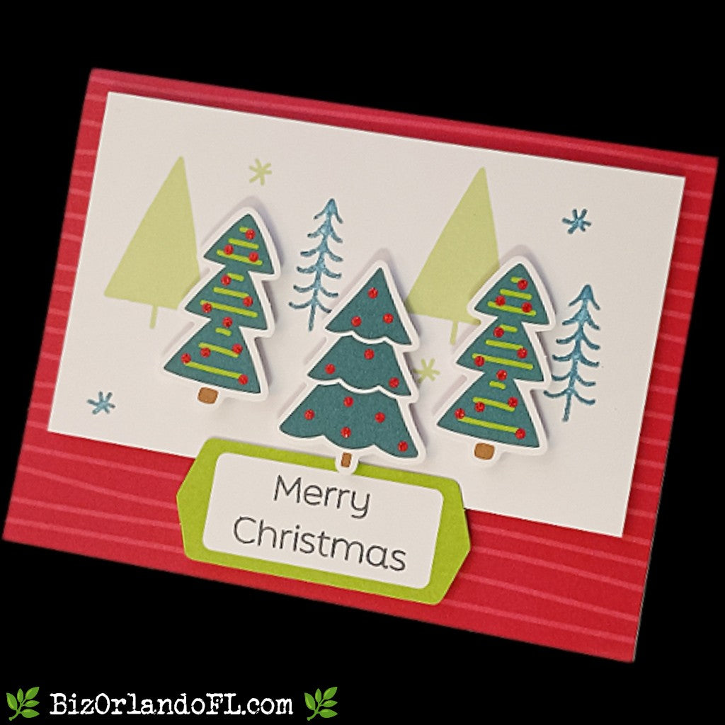 HOLIDAY: Merry Christmas Handmade Greeting Card by Kathryn McHenry