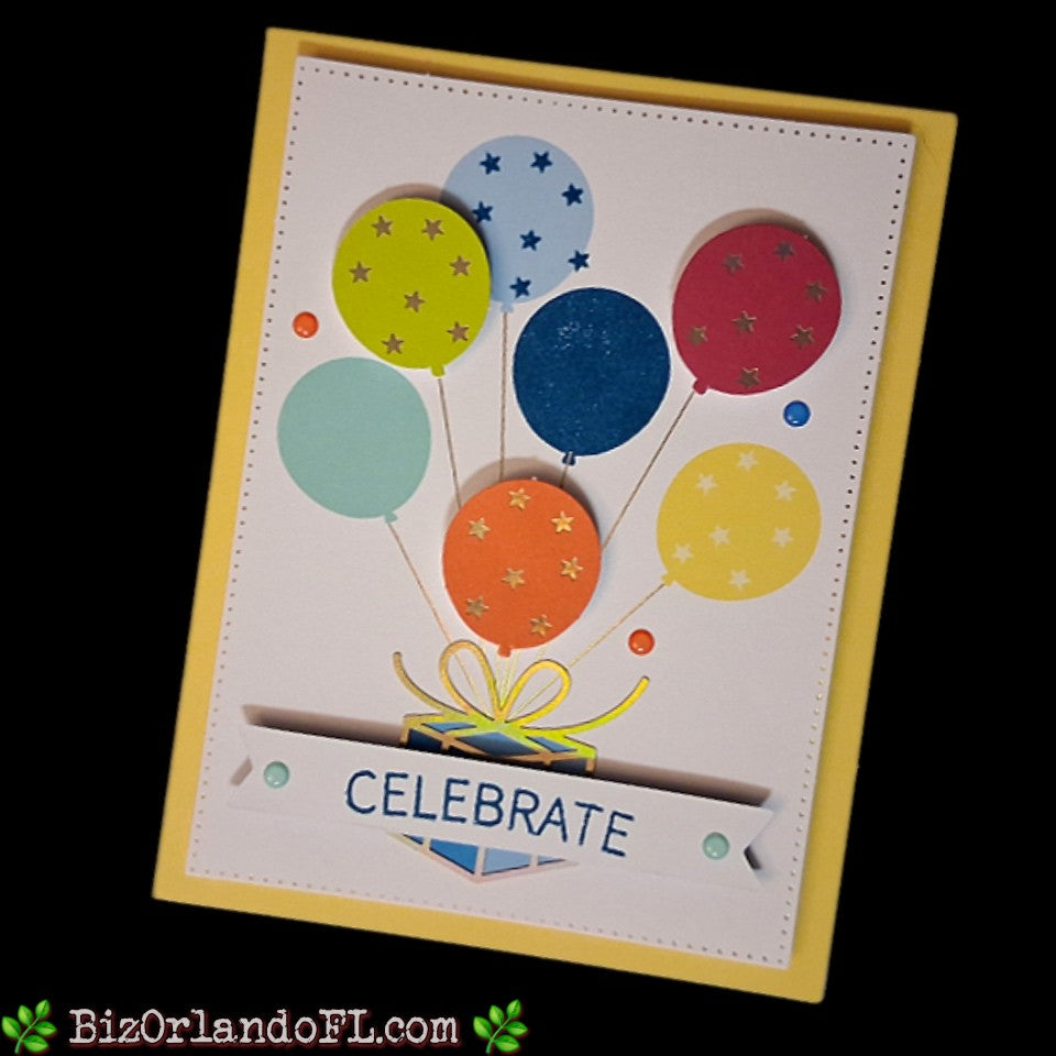 BIRTHDAY: Celebrate Handcrafted Greeting Card by Kathryn McHenry