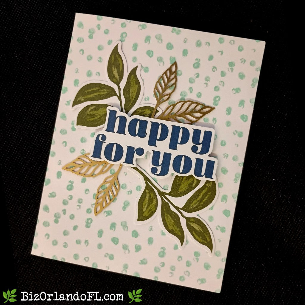 ALL OCCASION: Happy For You Handcrafted Greeting Card by Kathryn McHenry