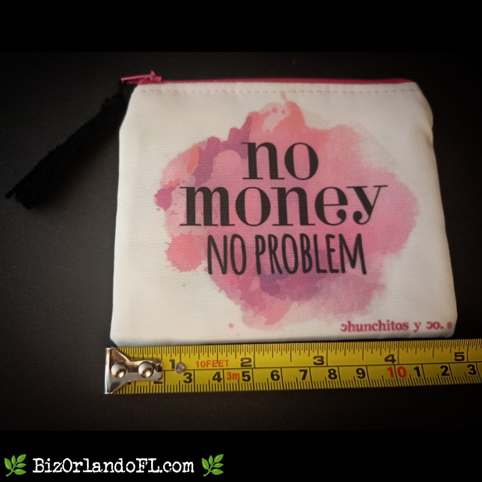 BOUTIQUE: No Money No Problem Watercolor Design Coin Purse Small